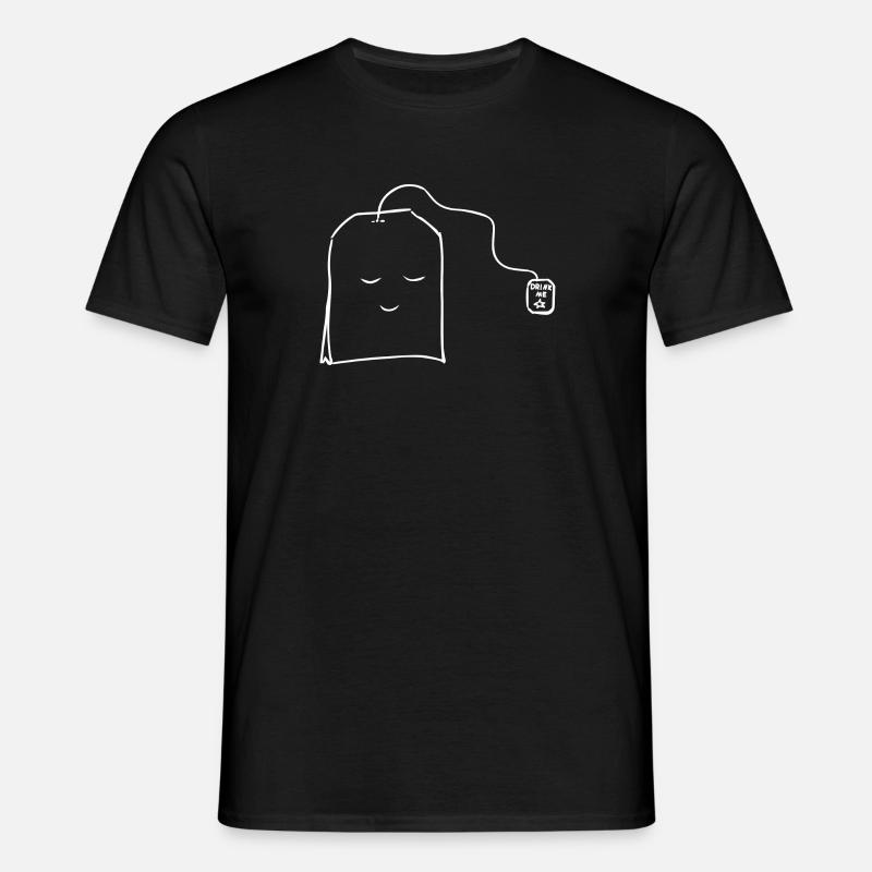 Tee - Männer T-Shirt - Schwarz