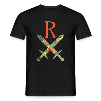gekreuzte schwerter e 200 r - Männer T-Shirt - Schwarz - Vorne - AI Model Male 178 light (178cm)