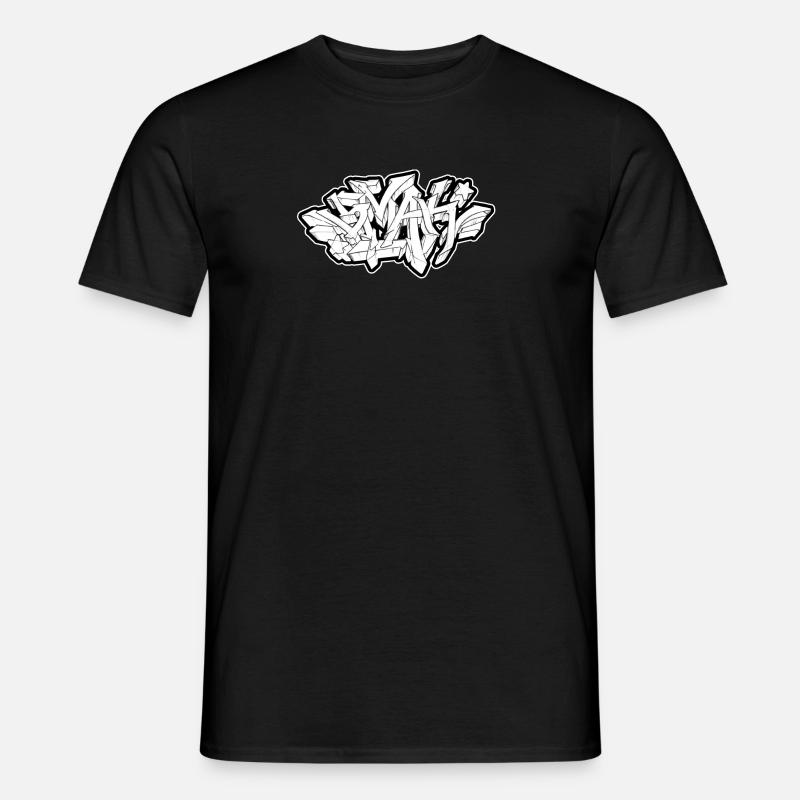Smak - Graffiti - Männer T-Shirt - Schwarz