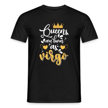 Jungfrau Astrologie Erde September - Männer T-Shirt - Schwarz - Vorne - AI Model Male 178 light (178cm)