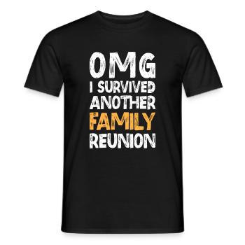 Liebe Familienmitglied Familienurlaub Zuhause - Männer T-Shirt - Schwarz - Vorne - AI Model Male 178 light (178cm)