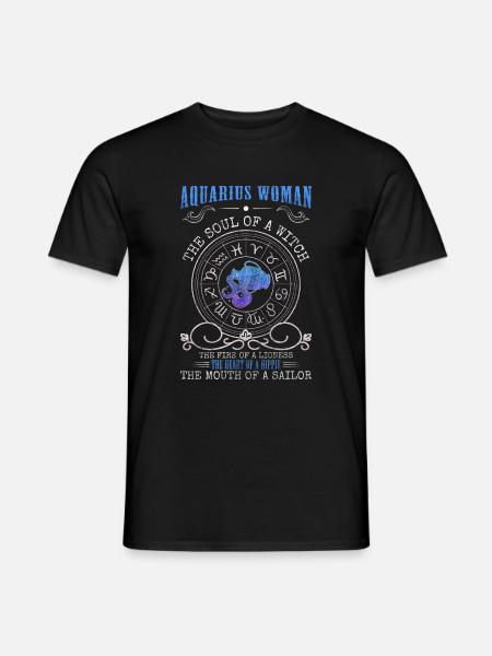 Tierkreiszeichen Horoskop Sonne - Männer T-Shirt - Schwarz