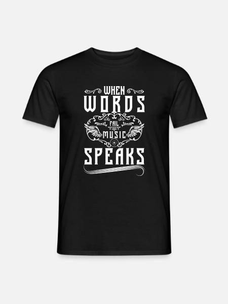 Musique Techno Disque - T-shirt homme - noir