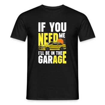 Tuning Racing Cars - Men's T-Shirt - black - Front - AI Model Male 178 light (178cm)