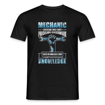 Mécanicien de tuning automobile - T-shirt homme - noir - Devant - AI Model Male 178 light (178cm)