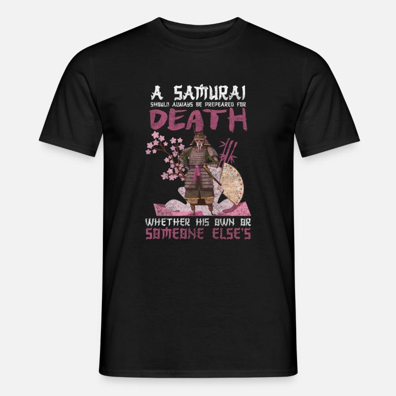 Samurai Aikido Ronin - Männer T-Shirt - Schwarz