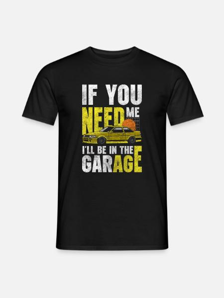 Car Engine Classic - Men's T-Shirt - black