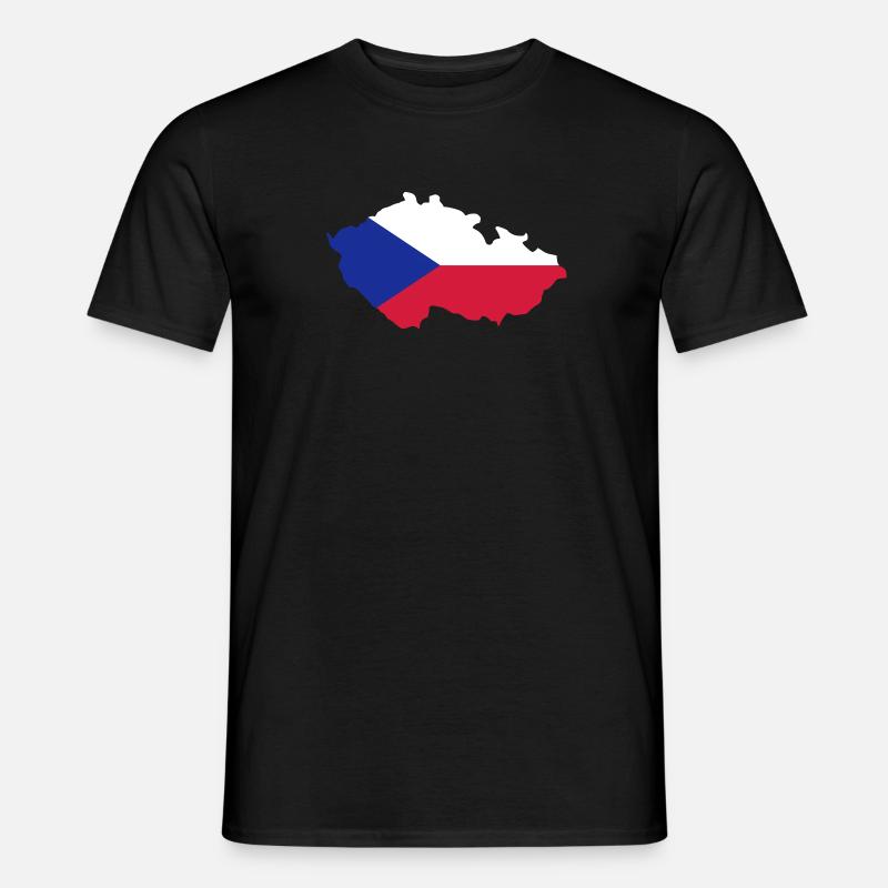 Tschechien - Männer T-Shirt - Schwarz