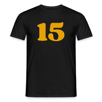 15 - T-shirt homme - noir - Devant - AI Model Male 178 light (178cm)