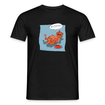 Bedienung! - Männer T-Shirt - Schwarz - Vorne - AI Model Male 178 light (178cm)