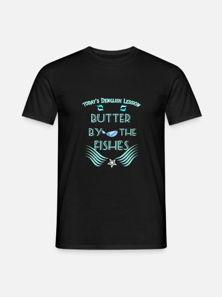 Denglish Lession - Männer T-Shirt - Schwarz