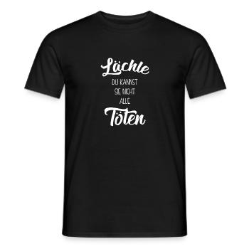 TU NE PEUX PAS TOUS LES TUER - T-shirt homme - noir - Devant - AI Model Male 178 light (178cm)