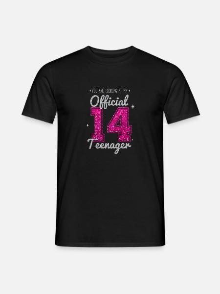 TEENAGER 14 jaar 2006 14e verjaardagscadeau - Heren T-shirt - zwart