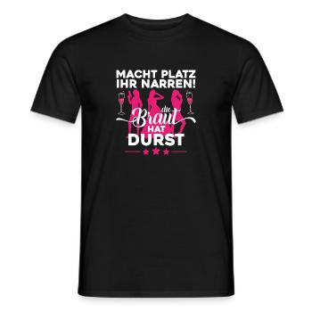 Junggesellinnenabschied Team Braut Geschenk - Männer T-Shirt - Schwarz - Vorne - AI Model Male 178 light (178cm)