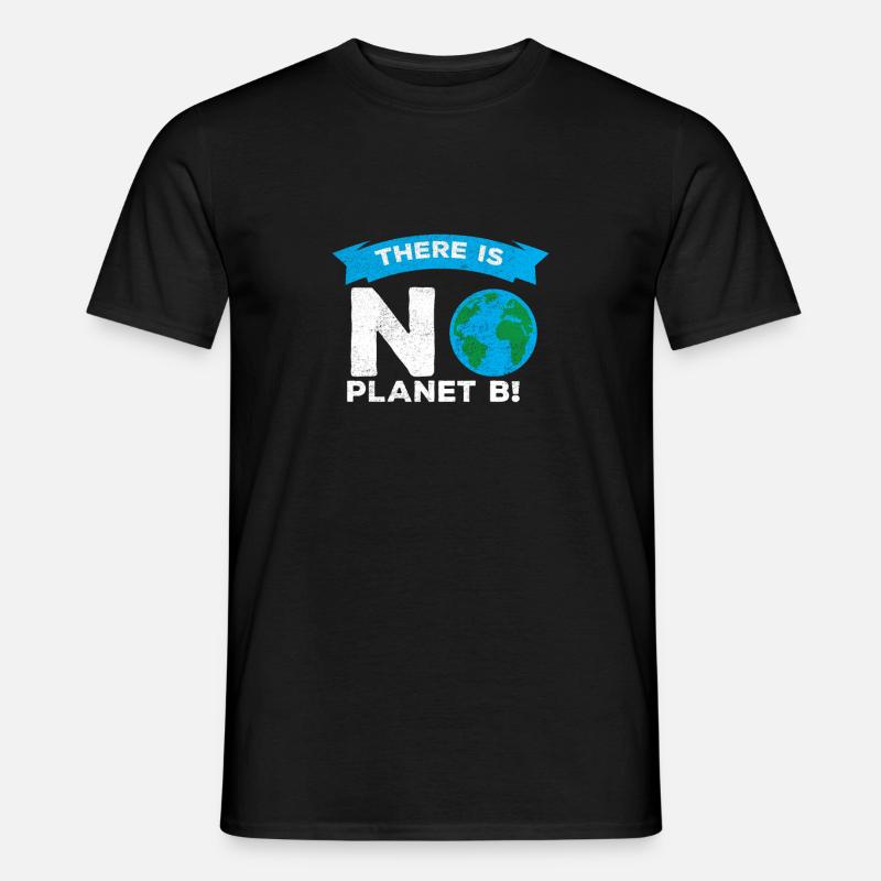Plan B Klima Klimawandel Klimastreik Friday - Männer T-Shirt - Schwarz