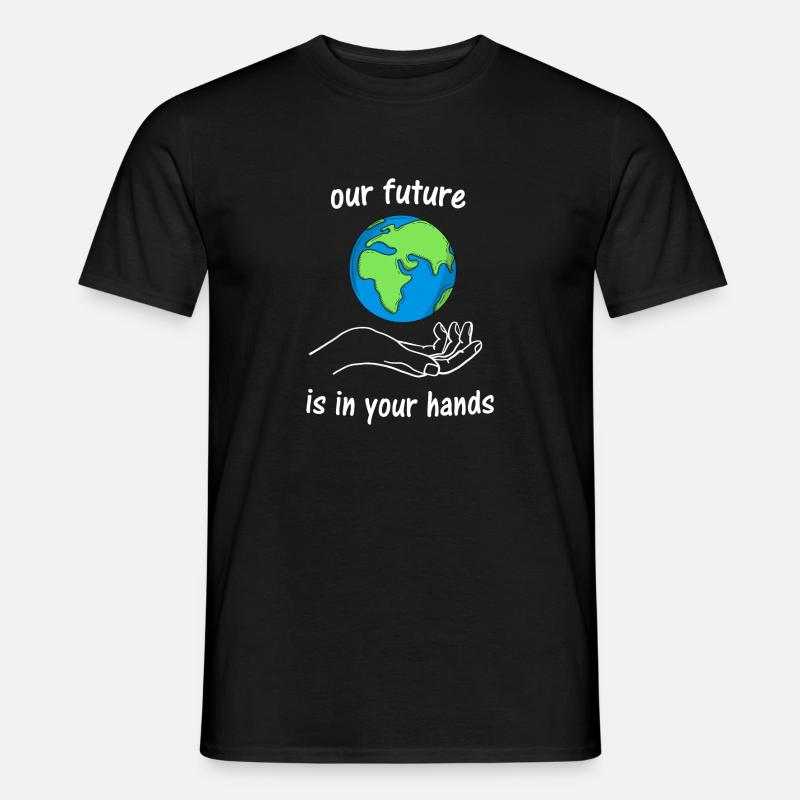 Environment Climate Change Climate Protection Gift - Men’s T-shirt - black