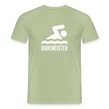 Bademeister - Männer T-Shirt - Sage - Vorne - AI Model Male 178 light (178cm)