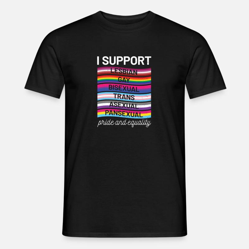 lgbt - Männer T-Shirt - Schwarz