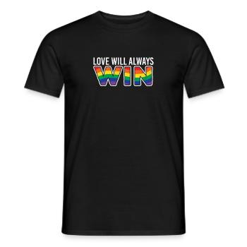 lgBT - Männer T-Shirt - Schwarz - Vorne - AI Model Male 178 light (178cm)