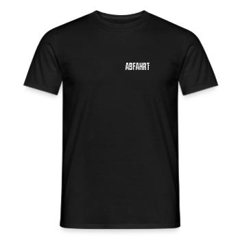 Rave Techno Musik Abfahrt - Männer T-Shirt - Schwarz - Vorne - AI Model Male 178 light (178cm)