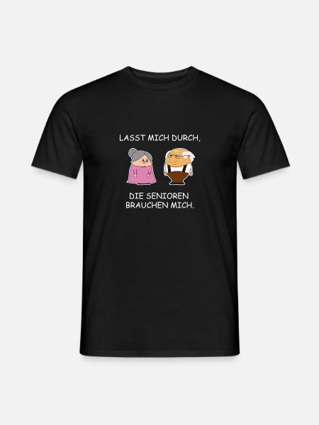 Altenpflege Pflegekraft Pfleger Lustig Witzig - Männer T-Shirt - Schwarz