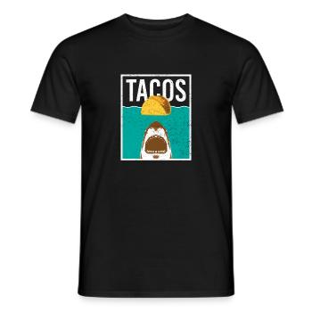 hai taco - T-shirt homme - noir - Devant - AI Model Male 178 light (178cm)
