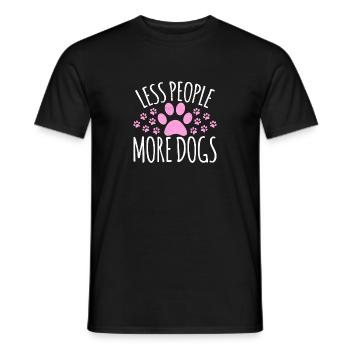 Funny Dog Lover Pet Mom Dad Women Girl Birthday - Männer T-Shirt - Schwarz - Vorne - AI Model Male 178 light (178cm)