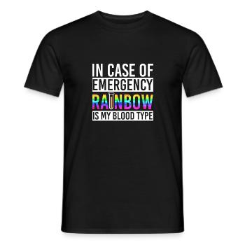 Cool LGBTQA + Ally Trans Pride Human Right Clothing - T-shirt homme - noir - Devant - AI Model Male 178 light (178cm)