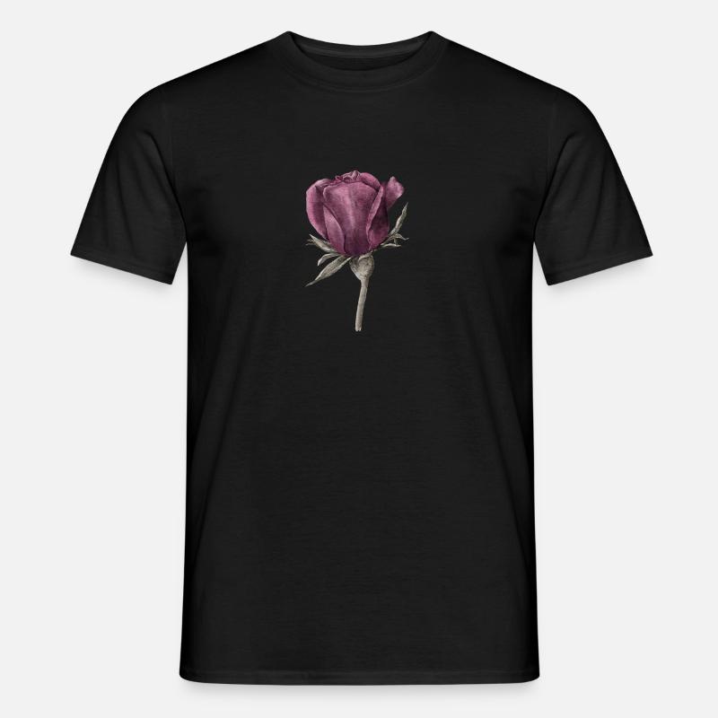 Rose Blume - Männer T-Shirt - undefined