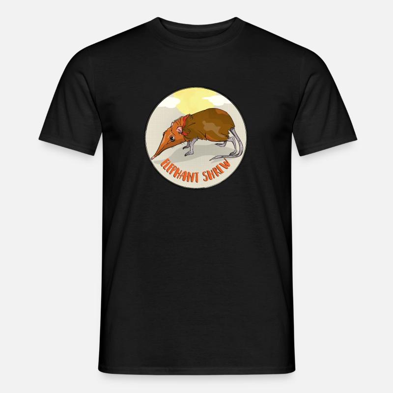 Elephant Shrew - Männer T-Shirt - Schwarz