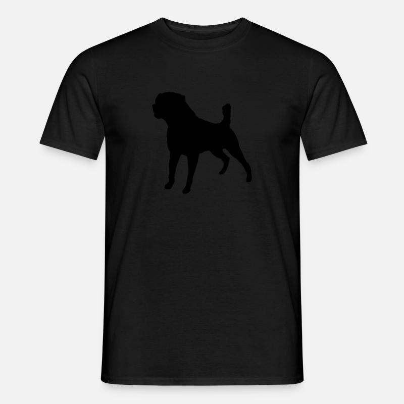 Rottweiler Black Schwarz - Männer T-Shirt - Schwarz