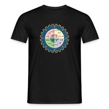 Vêtements électriques Ohms Law Shirt - Ohm - T-shirt homme - noir - Devant - AI Model Male 178 light (178cm)