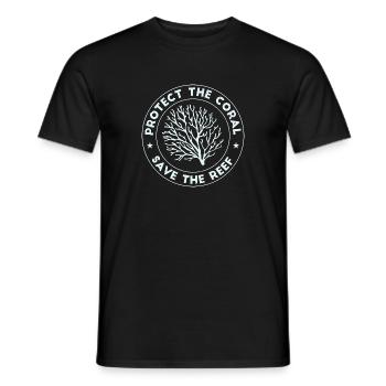 Schützen Sie die Koralle Save the Reef Geschenk - Männer T-Shirt - Schwarz - Vorne - AI Model Male 178 light (178cm)