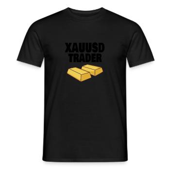 Gold Trader Forex Trader XAUUSD Trader - Männer T-Shirt - Schwarz - Vorne - AI Model Male 178 light (178cm)