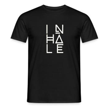 Atmen, Einatmen - Männer T-Shirt - Schwarz - Vorne - AI Model Male 178 light (178cm)