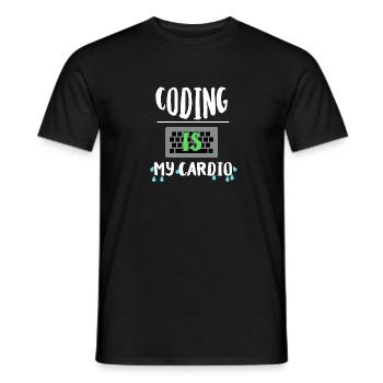 Programmierer Shirt für Informatiker Geschenk - Männer T-Shirt - Schwarz - Vorne - AI Model Male 178 light (178cm)