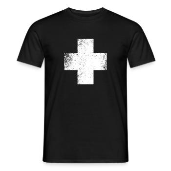 SHAPES SHAPE GRUNGE - Men's T-Shirt - black - Front - AI Model Male 178 light (178cm)