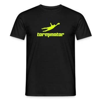 Torminator 2 (Vektor) - Männer T-Shirt - Schwarz - Vorne - AI Model Male 178 light (178cm)