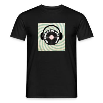 Oldschool Hip Hop - Männer T-Shirt - Schwarz - Vorne - AI Model Male 178 light (178cm)