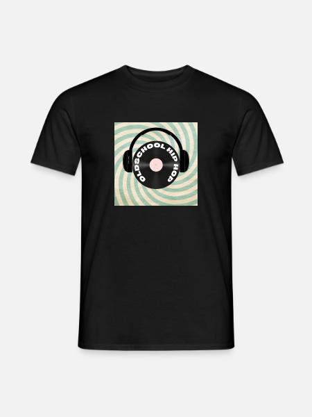 Oldschool Hip Hop - Männer T-Shirt - Schwarz
