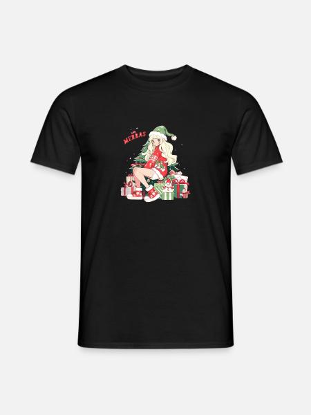Christmas Elf - Men's T-Shirt - black