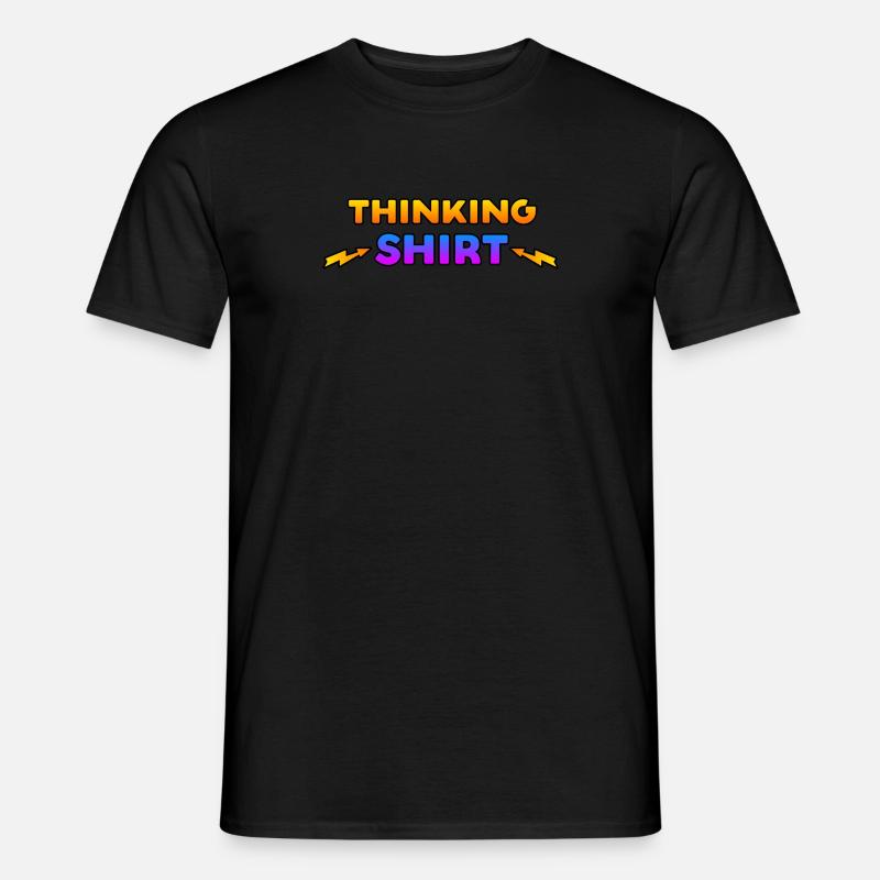 Thinking Shirt Gift Gift Idea Dustin Retro - Men’s T-shirt - black