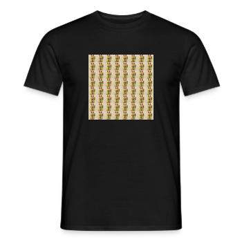 Lucky 64 Cats - Männer T-Shirt - Schwarz - Vorne - AI Model Male 178 light (178cm)