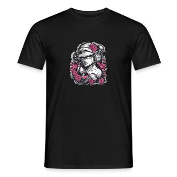 Warrior of the Roses - Men's T-Shirt - black - Front - AI Model Male 178 light (178cm)