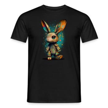 Buddy Bunny - T-shirt homme - noir - Devant - AI Model Male 178 light (178cm)