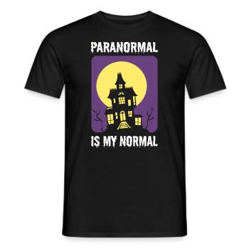 Lustig Paranormaler Ermittler - Männer T-Shirt - Schwarz - Vorne - AI Model Male 178 light (178cm)