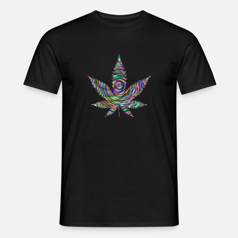 Marijuana - Männer T-Shirt - Schwarz