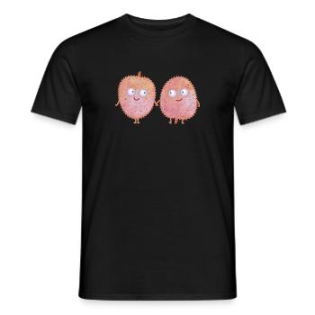 Lychee Love - Men's T-Shirt - black - Front - AI Model Male 178 light (178cm)