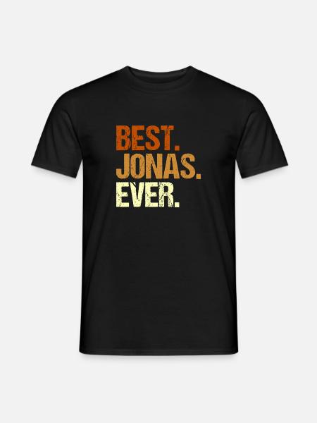 Jonas - Men's T-Shirt - black