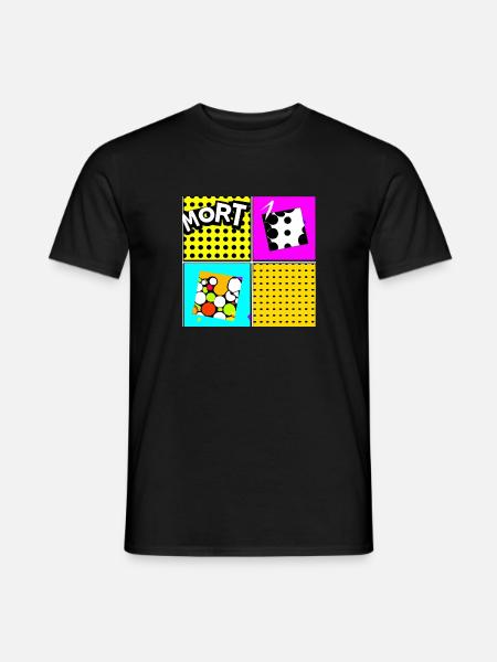 Pop art - Männer T-Shirt - Schwarz